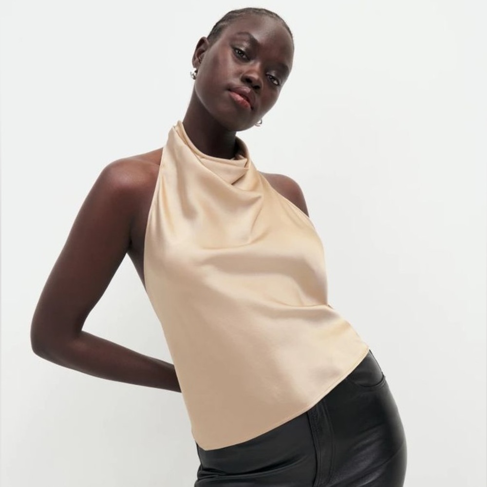 Reformation Iman silk top